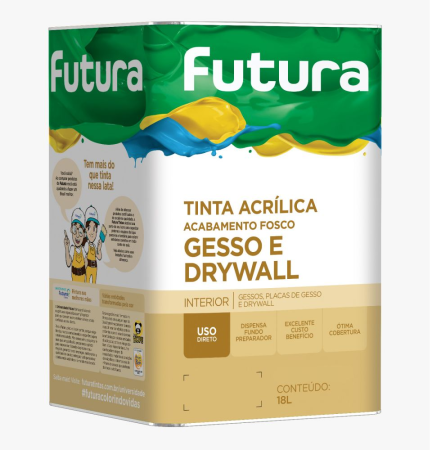 Tinta para Gesso e Drywall Futura 18L