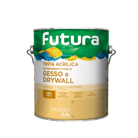 Tinta para Gesso e Drywall Futura 3600ml
