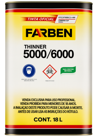 Thinner 6000 Acabamento Farben 5L